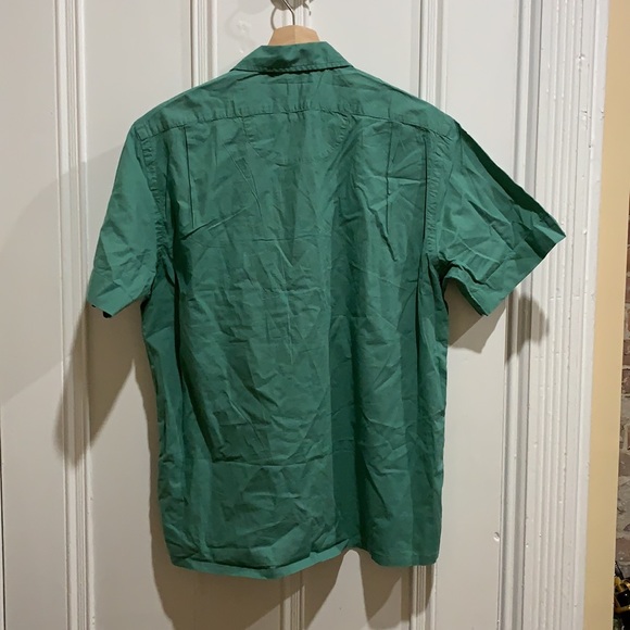 Polo Green Short Sleeve Button Down Shirt - Picture 2 of 4